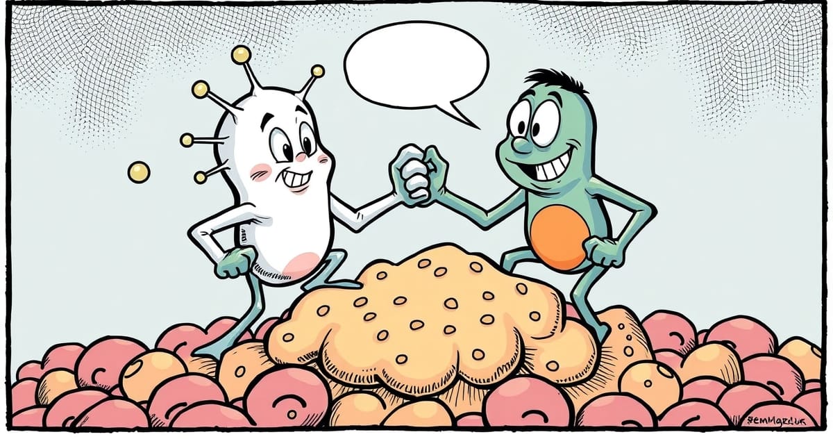 Semaglutide vs tirzepatide — comic illustration