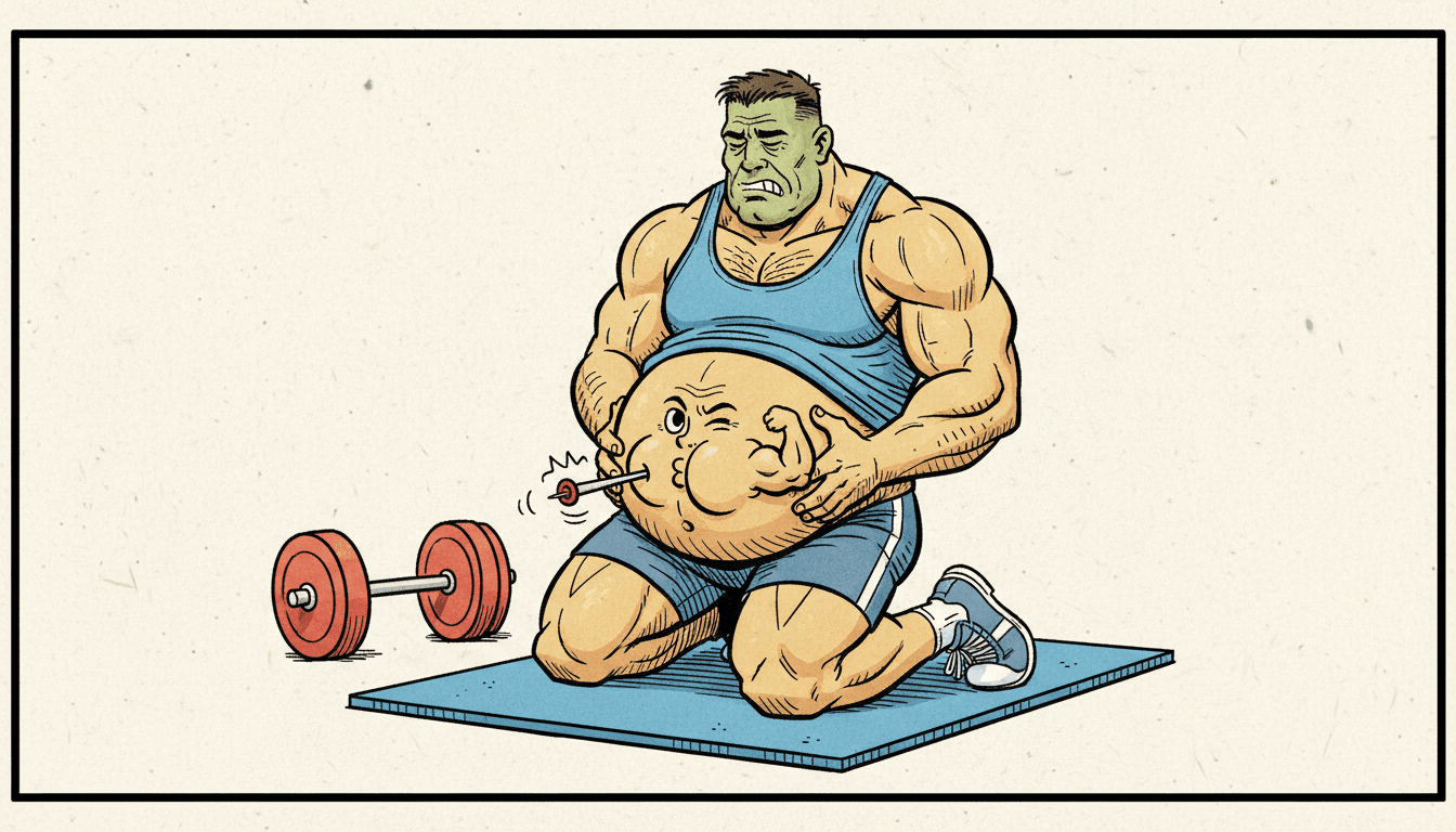 GLP-1 nausea management — comic illustration