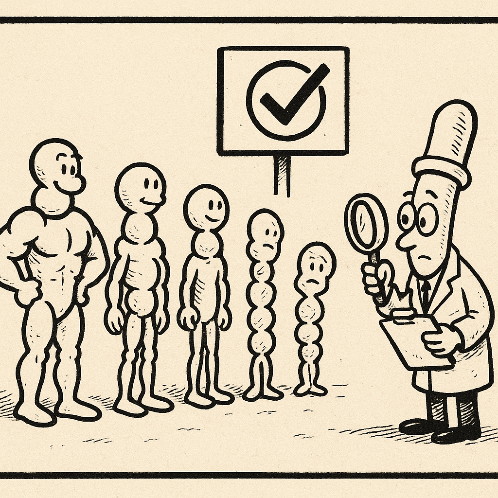 Peptide quality issues — comic illustration