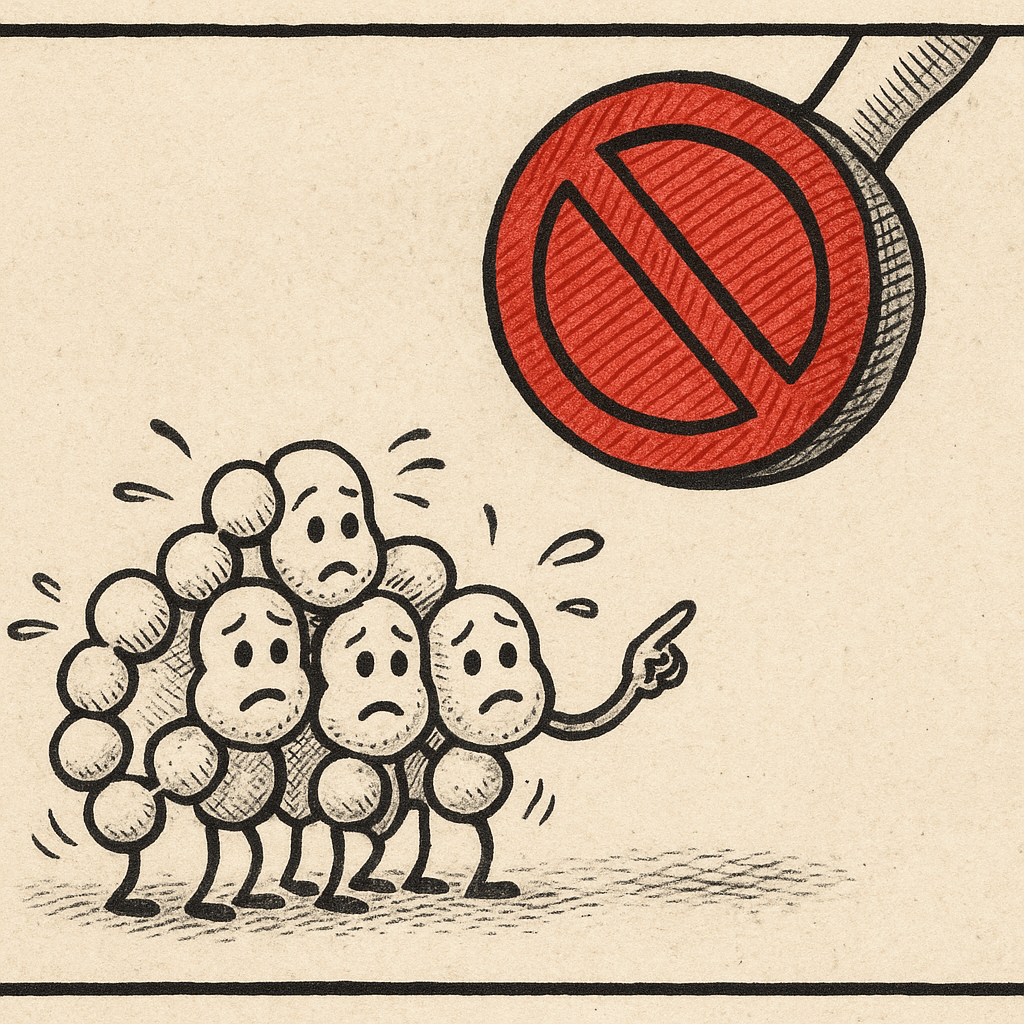 Reddit peptide rules — comic illustration